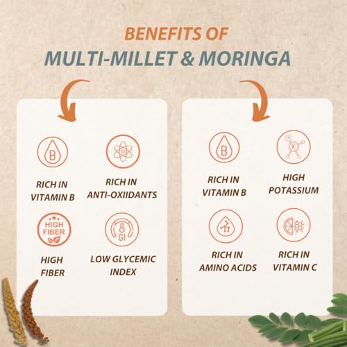 Image of Wisdom Roots Healthy & Junk Free Millet Noodles & Pasta Pack | Pack of 4 | No Maida, Not Fried, No MSG | Sun-Dried | Protein, Vitamin B, Antioxidants & Fiber | 1.13 Kg