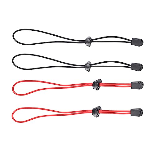 Angoily 4pcs Adjustable Outdoor Camping Tie Straps Multi-Functional Elastic Binding Ropes for Luggage and Cargo Wear-Resistant for Hiking Picnics and Travel