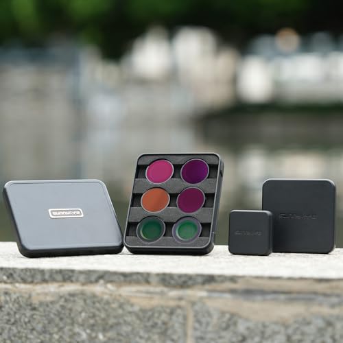 Image of GetZget Sunnylife ND Filters 6 in 1 Set Compatible with DJI Osmo Nano Multi-Coated German Glass, Premium Lens Protection for Crystal-Clear Shots Filming Accessories
