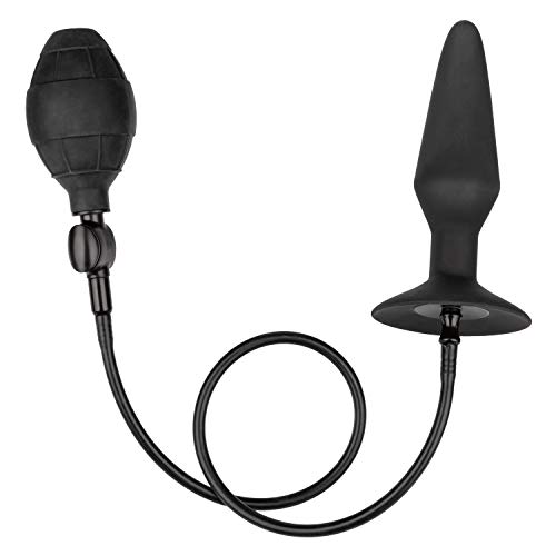 Plug anal gonflable CalExotics en silicone avec pompe manuelle - 6