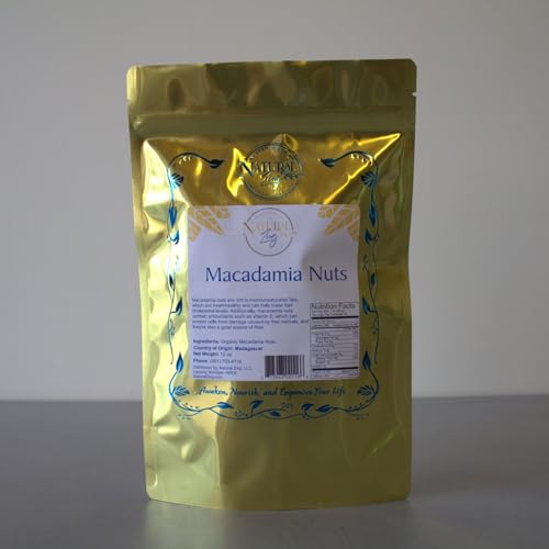 Natural Zing 100% Pure Macadamia Halves and Wholes | (Raw, Organic) | Vitamin E | No Additives, Fillers, Preservatives | Hawaii (12 oz) image 2
