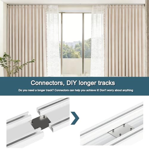 Rails Rail Double Rideau de Plafond pour Grand Salon 4m - 7