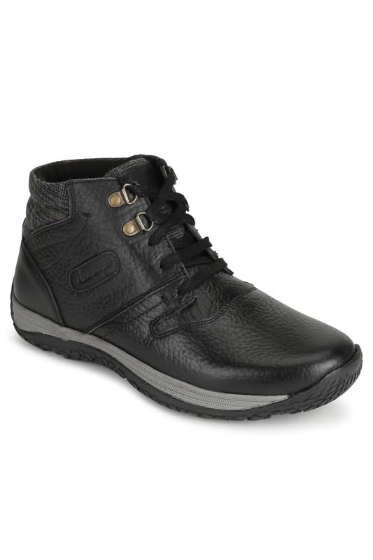 Genuine Premium Leather Luxury Memory Foam High-Top Ankle Boots Shoes For Men(20235|Tan|Size-6,7,8,9,10)-image-42