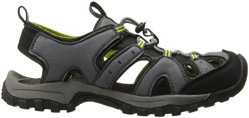 Northside boys Burke II Athletic Sandal , Gray/Volt , 7 M US Toddler | Image 5