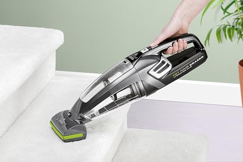 Bissell Pet Hair Eraser, Kabelloser Handstaubsauger, Rotierende Bürstenrolle, 14.4V, Bekämpft Tierhaare & Schmutz, Für Ihre Treppen, Polster, Autos und Teppiche, 68dB, Schwarz/Titan, 2278N
