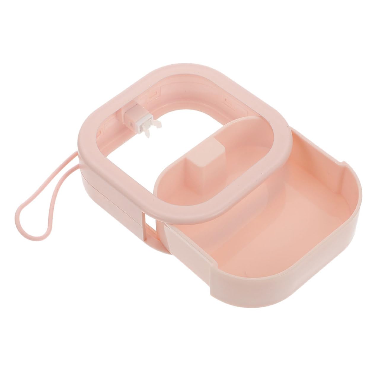 LIFKOME Compact Travel Jewelry Box Hair Accessory Storage Organizer Versatile Desktop Holder for Hair Ties Earrings Rings Small Items Stylish Design for Home