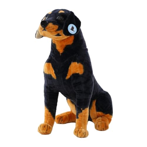 Animal de Peluche de Perro de Pastor, Juguetes de Peluche para Perro | Animal de Peluche Pastor Alemán - Perro grande realista y respetuoso con la Piel, Compañero de decoración para Les y Les