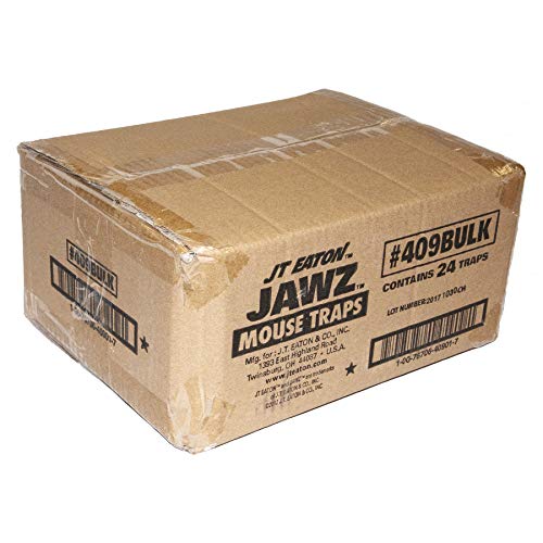 Jt Eaton 409Bulk Jawz Plastic Mouse Trap, For Solid Or Liquid Bait (Pack Of 24) #TOP7