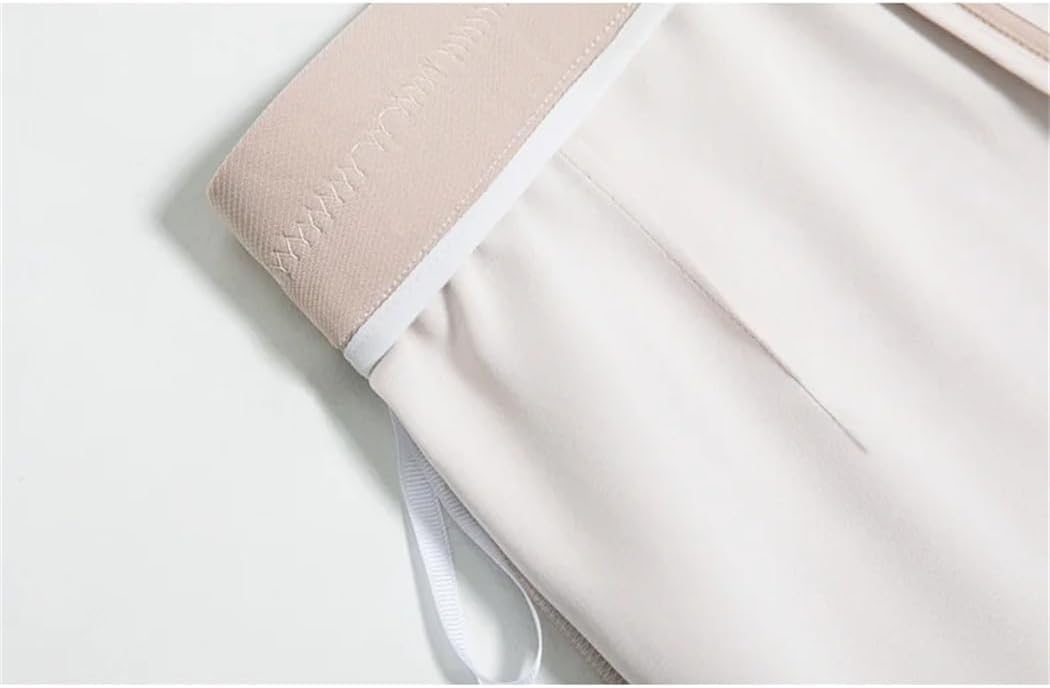 DBFBDTU Flared Casual Pants Women Elastic Waist High Pants with Pockets Office Work Pants