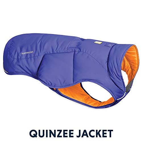RUFFWEAR - Quinzee Insulated, Water Resistant Jacket for Dogs with Stuff Sack, Huckleberry