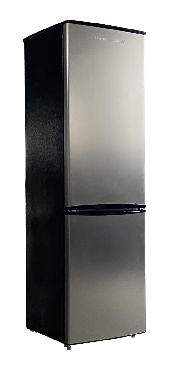 HAMILTON BEACH Cubic Foot Fridge with Bottom Mount Freezer, 9.2 cu. ft, Stainless on Fridge.com