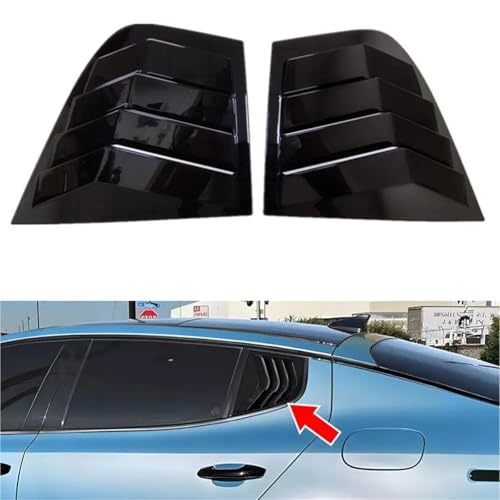 Molduras decorativas de fibra de carbono para la rejilla trasera del Kia Stinger 2018-2023 2