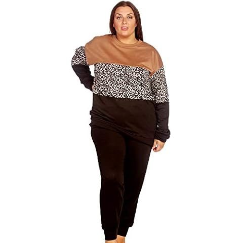 Nouvelle Collection 2 Tone Leopard Print Tracksuit Black 14 Cover