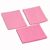 Molde de pastel de silicona Molde de celosía de galletas de celosía cuadrada de tamaño DIY película de arcilla ultraligera accesorios de molde de silicona de arcilla suave