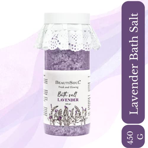 Beautisoul Lavender Bath Salt and Foot Soak | Epsom Salt for Foot Spa, Relaxing & Muscle Pain | Bath soak and Foot Soak for Relaxation and Stress Relief | Valentines Gift for... - Image 2