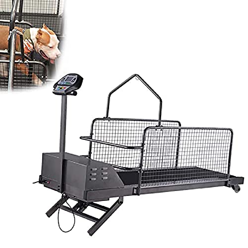 RJHJK Hundelaufband, Elektrisch, mit LCD-Display, 15 Fahrmodi,...