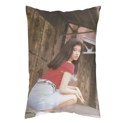 For 森高千里 40 枕カバー ロング枕カバー 両面印刷 柔らかく生地 横寝用抱き枕 向き寝 室内装飾 16 "x24 "