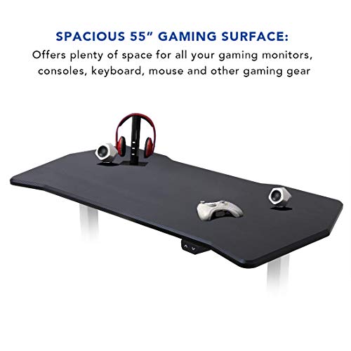 FlexiSpot Height Adjustable PC Gaming Desk 55 x 27 Inches Computer