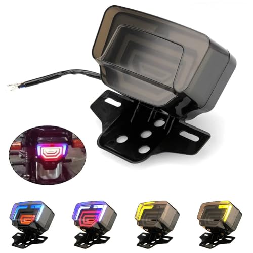 Feu arrière LED multifonction étanche pour moto CG125