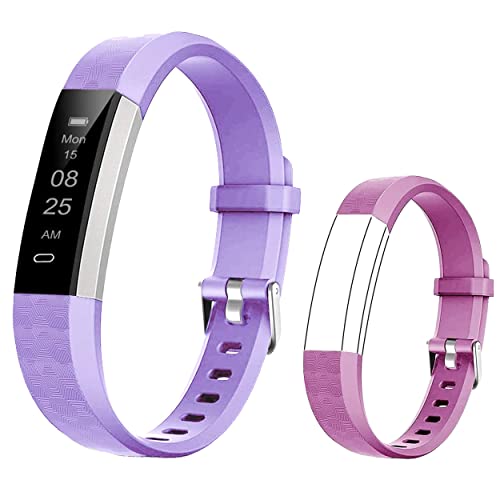 BIGGERFIVE Pulsera Actividad Inteligente Reloj Inteligente para Niños Niñas, Impermeable IP67 Deportivo Smartwatch con Podómetro Monitor de Sueño Contador de Caloría y Despertador Silencioso