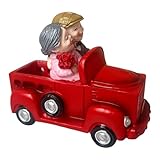 Aggiunta affascinante: valorizza qualsiasi stanza con questo incantevole set di statuette per coppie anziane. Con una statua vintage per camion della fattoria e bracci spruzzanti di campagna, aggiunge un tocco di estetica antica al tuo arredamento ed è quindi ideale per gli amanti dello stile country