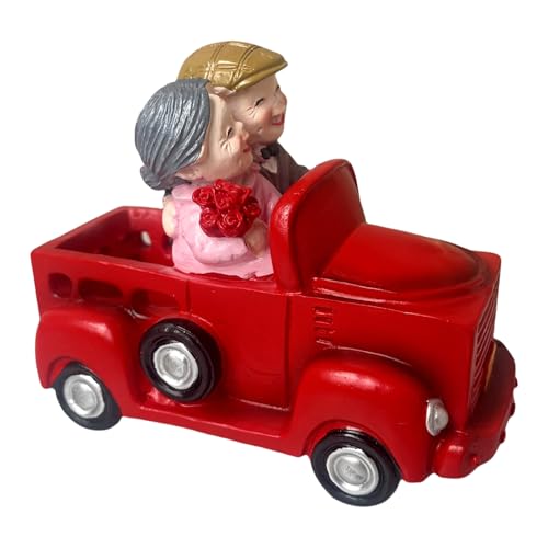 Aggiunta affascinante: valorizza qualsiasi stanza con questo incantevole set di statuette per coppie anziane. Con una statua vintage per camion della fattoria e bracci spruzzanti di campagna, aggiunge un tocco di estetica antica al tuo arredamento ed è quindi ideale per gli amanti dello stile country