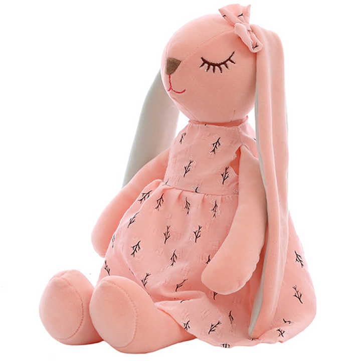 Image of Bunny Plush Baby Toys Long Ears Rabbit Doll Soft Toy for Children Sleeping Mate Stuffed Animal Pack of 1