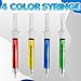 Bedwina Syringe Pens - (Bulk Pack of 24) Retractable Fun Multi Color Novelty Pen for Nurses, Nursing Student School Supplies, Birthdays, Stocking Stuffers and Toy Party Favor Gifts