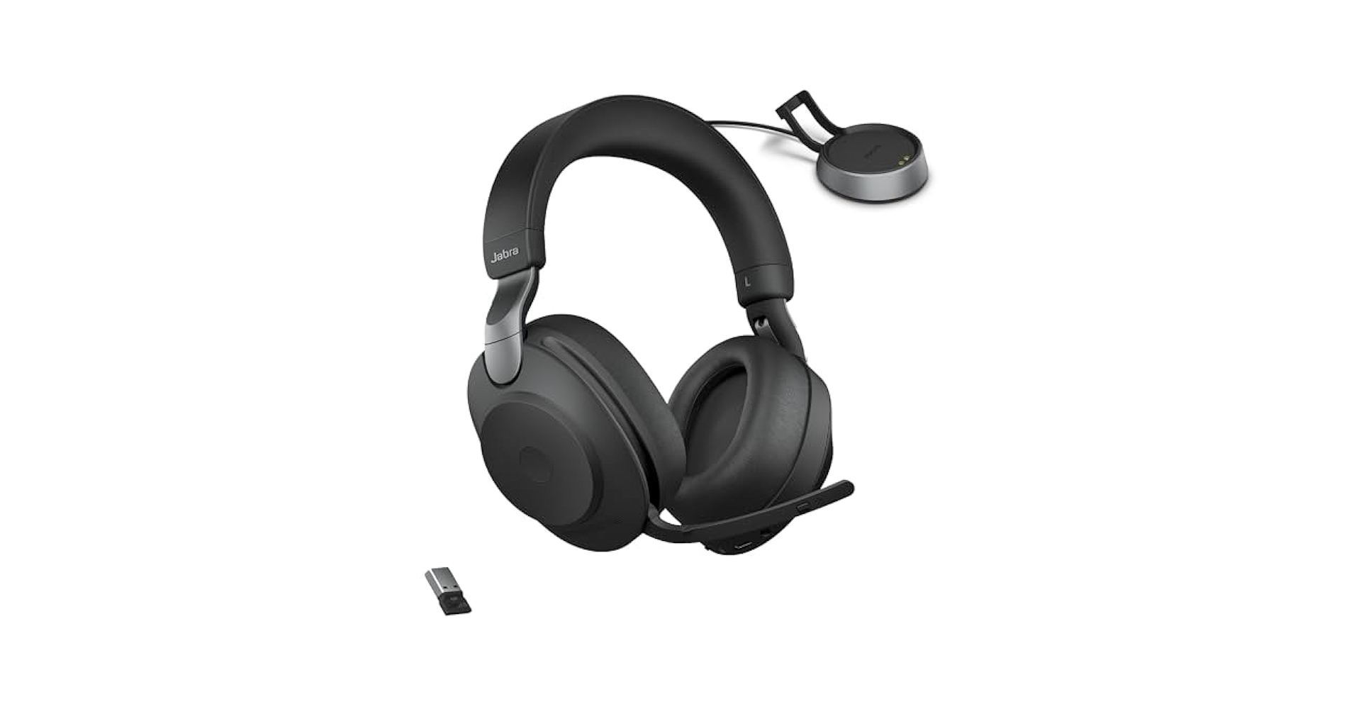 Amazon.com: Jabra EVOLVE2 85, LINK380A UC Stereo Stand Black