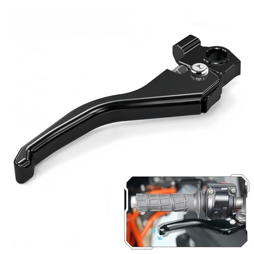 Palanca de freno corta Husqvarna 701 para evitar roturas de manetas en caídas 3