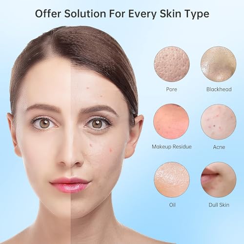 Hangsun SC200 Sonic Facial Cleansing Brush - Electric Face Scrubber Exfoliator With 3 Brush Heads, 3 Speed Modes - Rechargeable for Exfoliating, Massaging and Deep Cleansing - Image 4