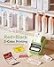 NIIMBOT Sticker Printer, B21 Pro Portabel Sticker Maker, Bluetooth Label Maker, 300DPI HD Label Printer for Photos, Notes, Study Graphics, Memo Maker,50x30mm Label,230Pcs(Green)