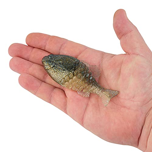 Berkley Powerbait Gilly Fishing Soft Bait, Blue Shiner Gold, 110mm - image 3