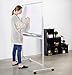 VIVO Mobile Dry Erase Board 48 x 32 inches, Double Sided Magnetic Whiteboard, Rolling Stand with Aluminum Frame, CART-WB48A