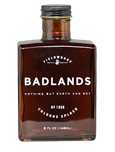 Fieldworks Supply Company Badlands Splash Cologne For Men - Natural Aromatic Essential Oils With Pheromones Limited Edition