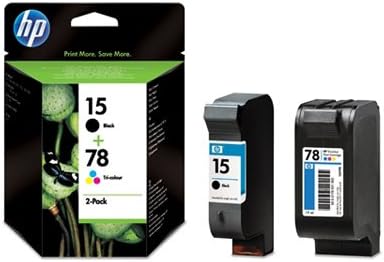 2 Original cartuchos de tinta para impresora para HP PSC 750 – negro +  tricolor : Amazon.es: Informática