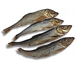 Poisson séché pour chien, hareng séché 13–18 cm, friandise naturelle riche en oméga 3, sans céréales ni additifs, snack masticatoire sain, 100g