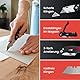 MARAPON® Teppichmesser klappbar mit 4 Klingen | extra robustes Teppichmesser | Taschenmesser| Cutter Werkzeug für den professionellen Einsatz | Arbeitsmesser klein