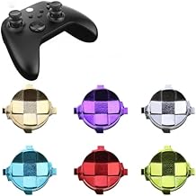 Chrome D-Pad Button Cross Direction Buttons for Xbox Series X S Controller Dpad Arrow Keys Chrome Red