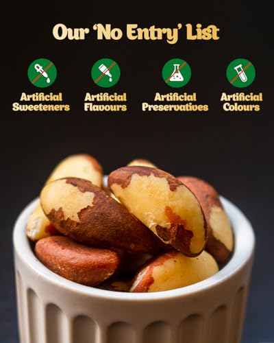Image of True Elements Brazil Nuts 200g - High in Protein, High in Dietary Fibre | Premium Dry Fruits | Zero Cholesterol