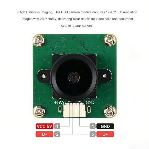 Module caméra USB 2MP pour remplacer une webcam intégrée défectueuse sur ordinateur portable