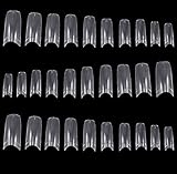 TRANSPARENT; die durchsichtigen Nägel sind optimal zur Nutzung mit Nagelläcken aller Farbe und Art
