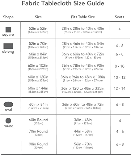 Lintex Red/Black Snowflake Plaid Festive Christmas Fabric Tablecloth, Red, Black And White Plaid Country Rustic Xmas Holiday Tablecloth, 60” X 84” Oval #TOP7