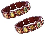 lot de 2 Bracelet Religieux Religion En Bois Saints Jesus Christ