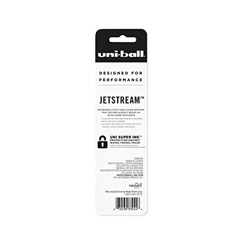 Image of uni-ball Jetstream Ballpoint Pen, Bold Point (1.0mm), Black, 1 Count
