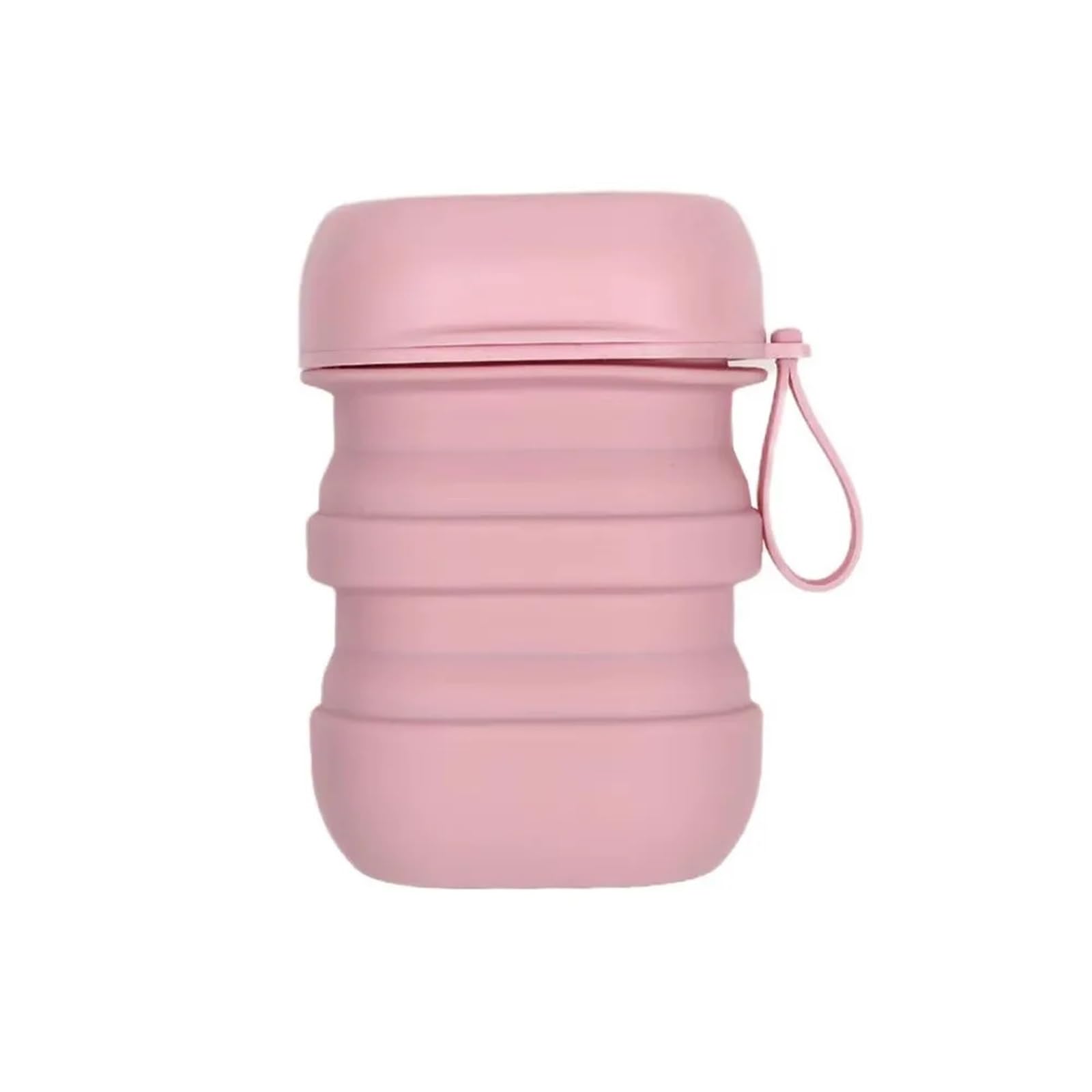 Jabonera Antideslizante, Bandeja de Mango Drenaje Caja jabón Silicona Multicolor 4 Piezas. Plegable al Aire Libre(Pink)