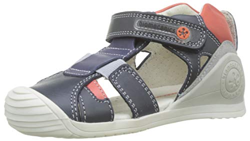 Biomecanics 192129, Sandalias para Bebés, Azul (Azul Marino Y Petroleo (Kaiser) Paprika), 19 EU