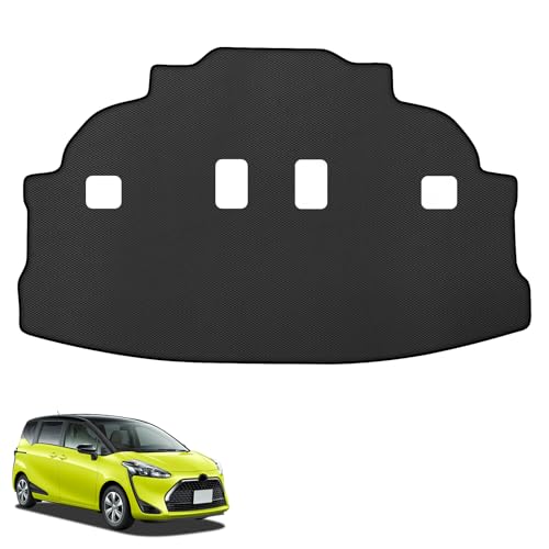 新型 シエンタ 170系 車種専用 ラゲッジマット SIENTA NHP17 NSP17型 6人 7人乗リ 専用 2Dトランクマット PVC素材 カーゴマット 滑り止め 巻け収納 保護マット 防水 耐汚れ 耐摩擦 ラゲッジトレイ 取付簡単 カスタム 内装パ