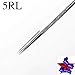 Tattoo Needles,New Star Tattoo Premium Quality Long Bar Tattoo Needles 5 Round Liner (5RL) Disposable & Sterilized - 50pcs 1205RL Tattoo Needle