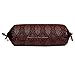 Stylo Cultura Indian Polydupion Cylindrical Yoga Bolster Supporto fodera per cuscino Maroon Brocade Jacquard Damasco Large Sofa Round Cylinder Fodera per cuscino (1 Pz) | 30x15 pollici (76x38 cm)